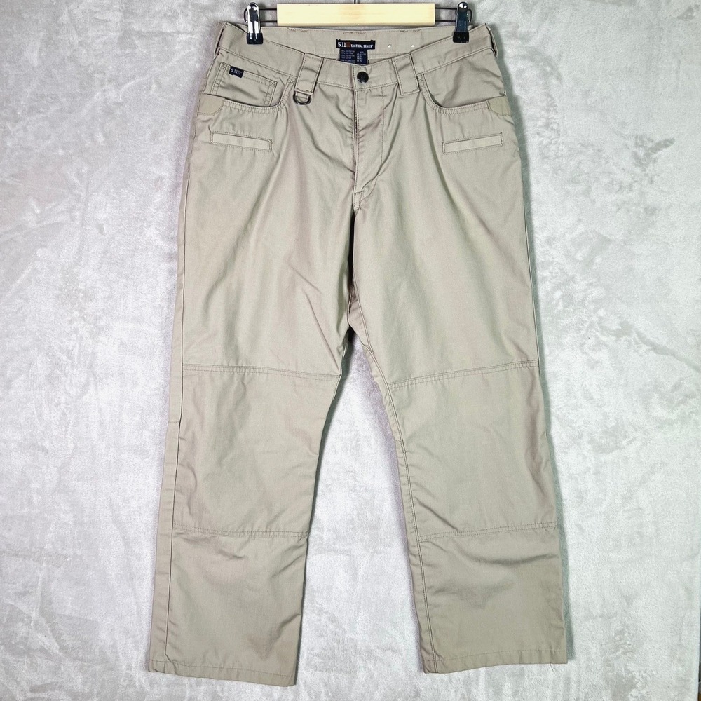 5.11 Tactical TacLite Jean Cut Pants 74385 Khaki Tan Men's Size W32 L32